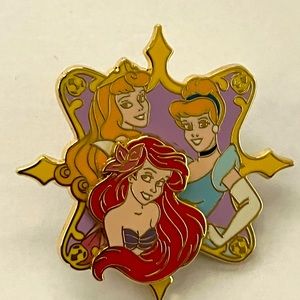 Walt Disney Princess Aurora Ariel and Cinderella Disney Pin